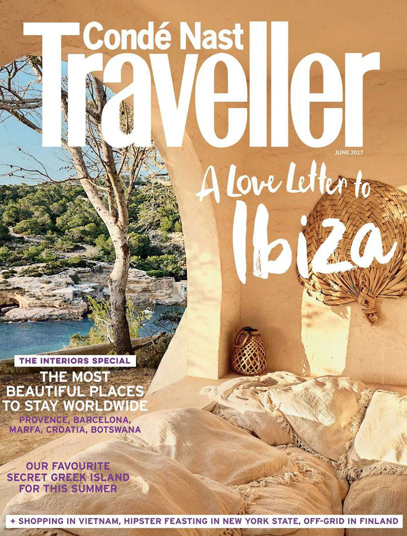 旅游杂志《conde nast traveller》封面设计