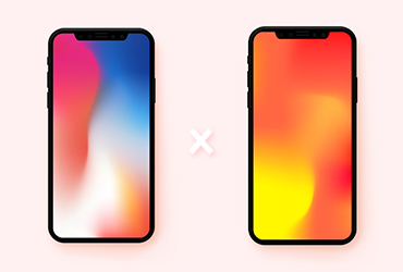 AI教程！教你5步做出iPhone X渐变壁纸（含样机）