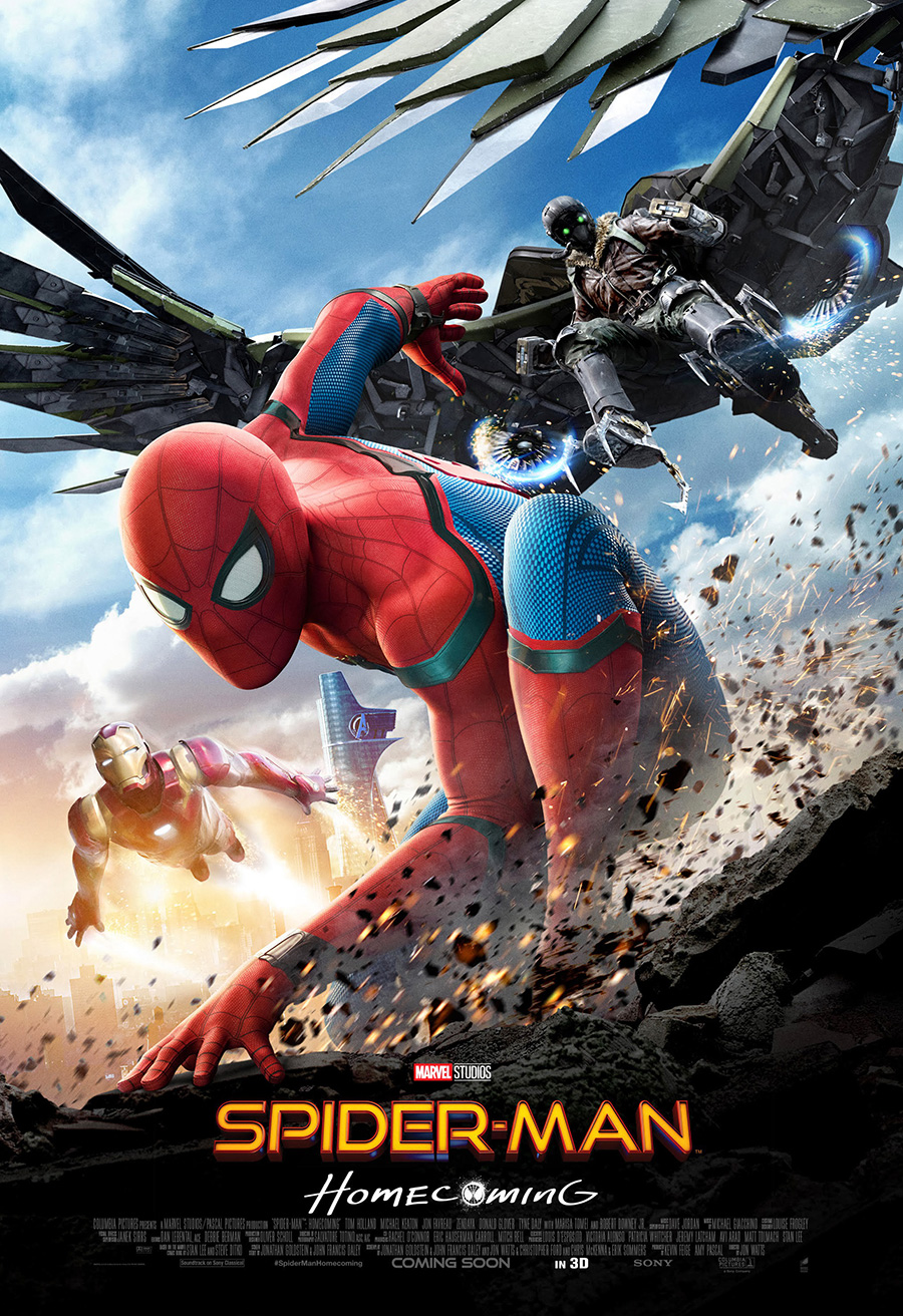 漫威电影《蜘蛛侠：英雄归来》正式海报