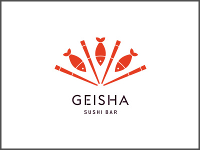 送给吃货的20个寿司Logo设计