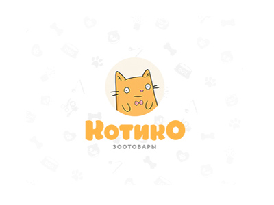 一组超可爱的猫咪Logo