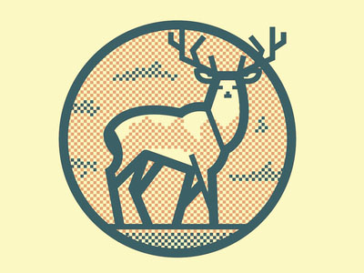 20款鹿元素的Logo设计