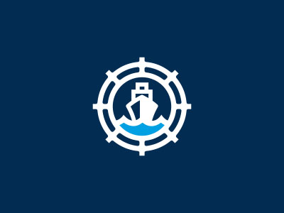 一帆风顺！20款船元素Logo设计