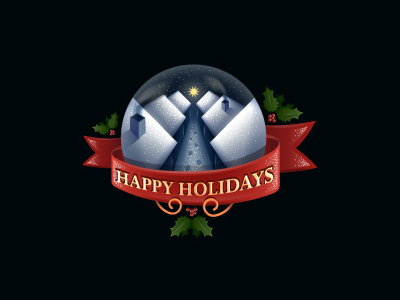 20款圣诞树元素Logo设计