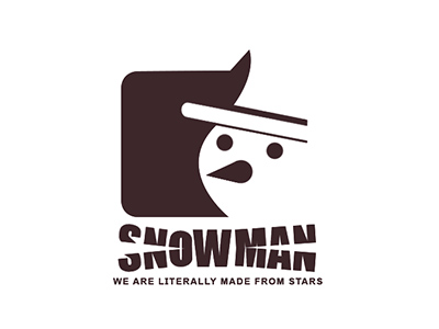 20款雪人元素Logo设计