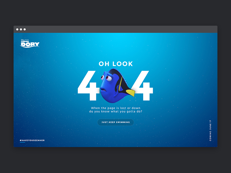 拯救无法访问！12个妙趣横生的404设计页面