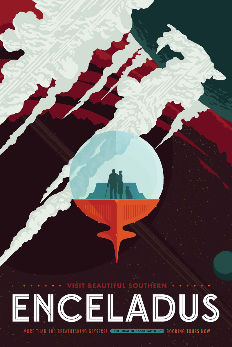 未来景象！14个NASA插画海报欣赏