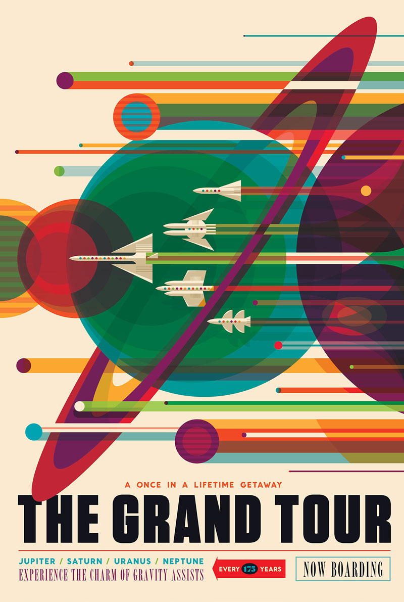 未来景象！14个NASA插画海报欣赏