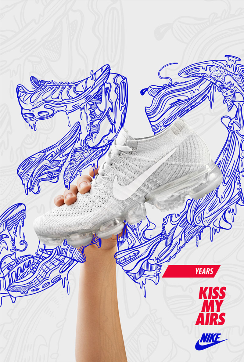 “KISS MY AIRS”主题海报设计作品