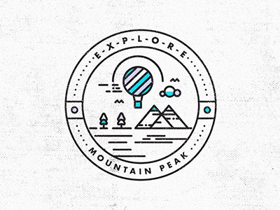 五颜六色！20款气球元素Logo设计