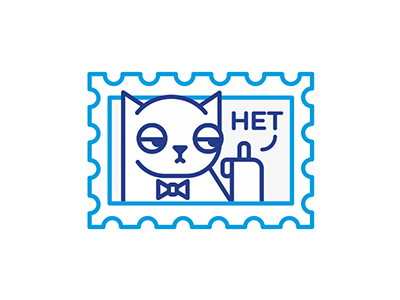 萌猫世界！20款喵咪元素Logo设计