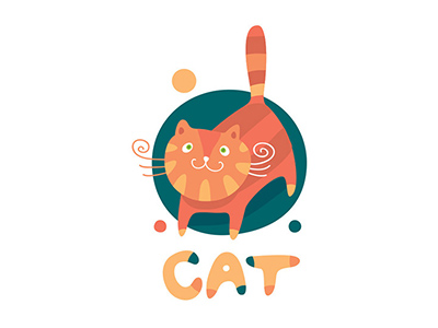 萌猫世界！20款喵咪元素Logo设计