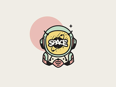 太空漫步！20款宇航员元素Logo设计