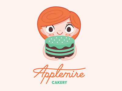 甜蜜生活！20款蛋糕元素Logo设计
