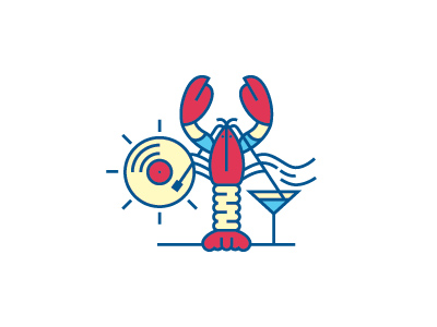 虾兵蟹将！20款虾元素Logo设计