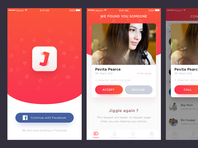 相见恨晚！这12款约会App教你设计更有吸引力的页面