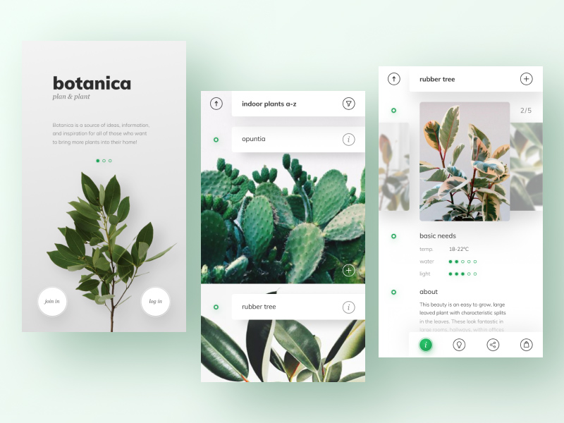 绿意盎然，12款植物类App设计灵感