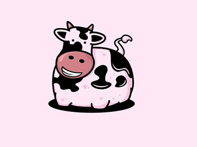 吃草产奶！20款奶牛Logo设计