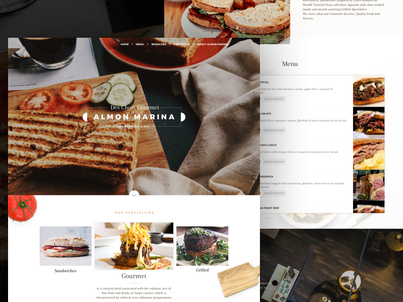 秀色可餐，12款案例教你如何设计美食类网页