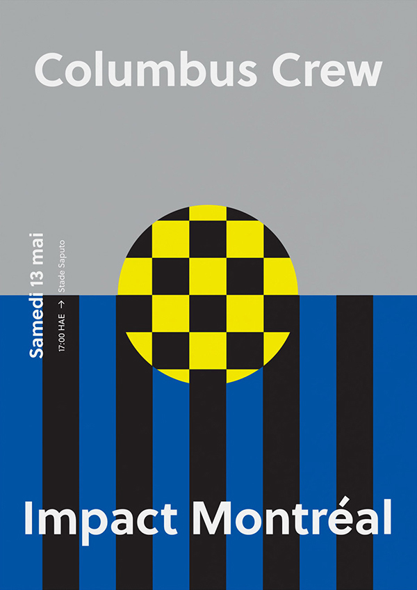 14张关于足球比赛的极简主义海报