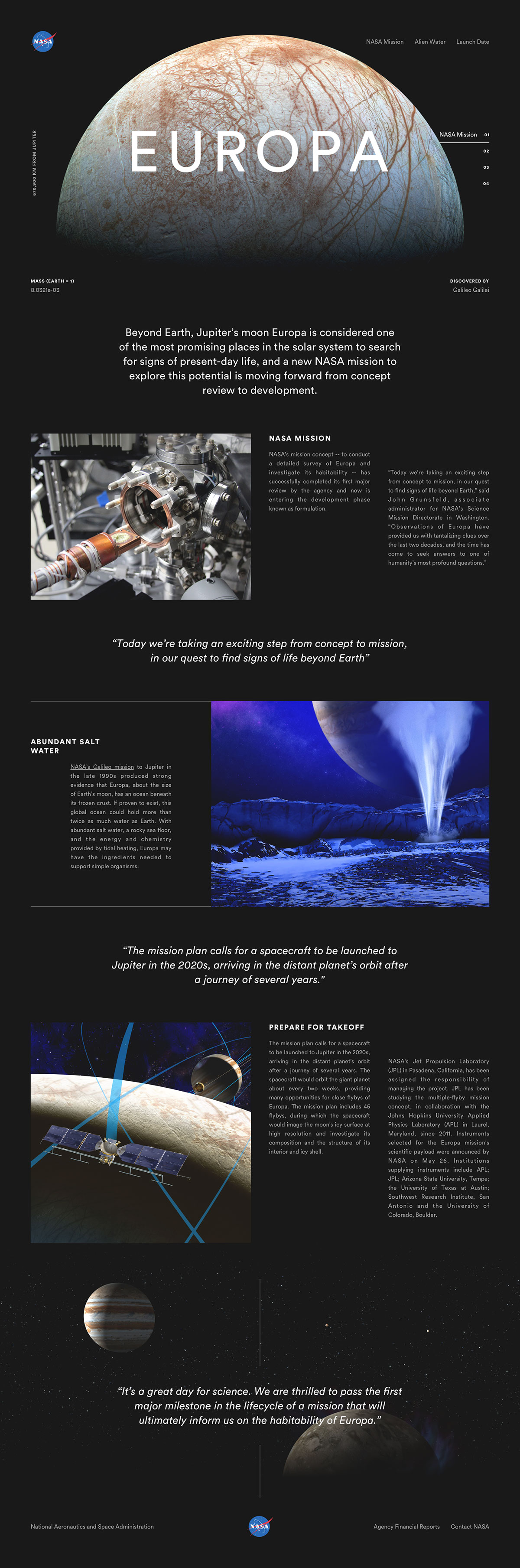 神秘宇宙！12款太空主题网页设计