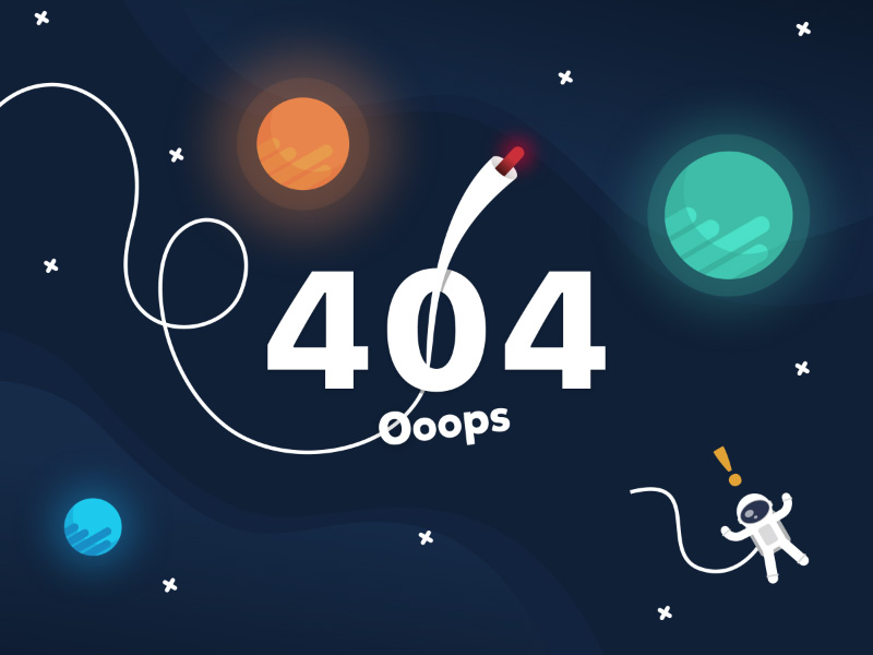 走丢了？这样的404页面也能让你看很久