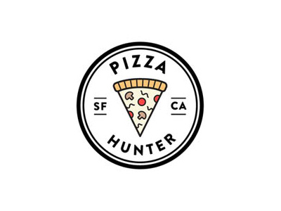 国际美食！20款披萨元素Logo设计