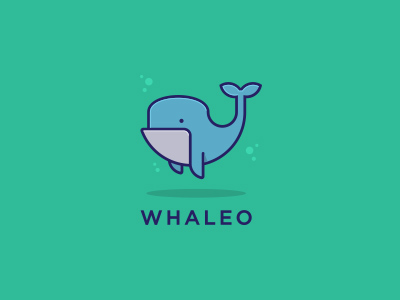 巨型萌鱼！20款鲸鱼元素Logo设计