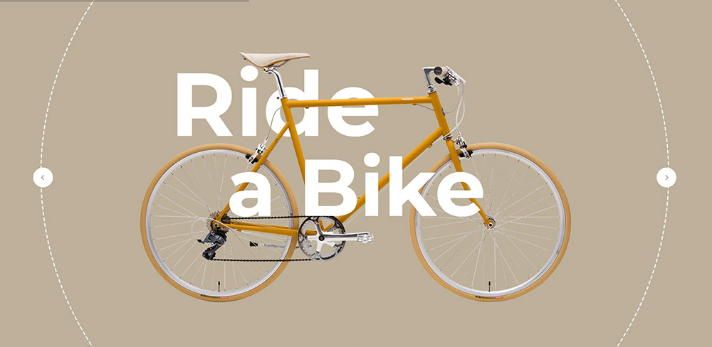 清新与酷感！20个自行车Banner设计