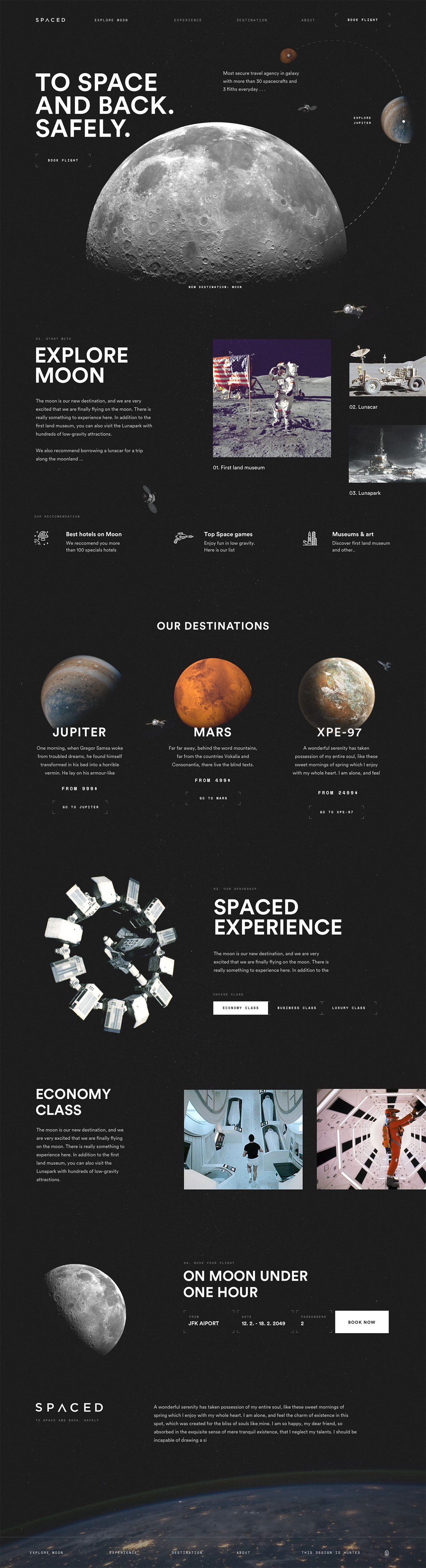 浩瀚宇宙！12款太空主题网页设计