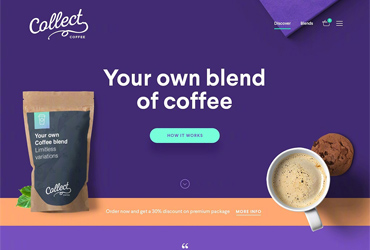 如何制作咖啡主题的网页设计？