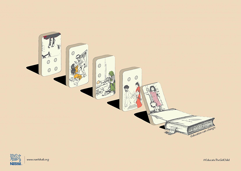 21张雀巢品牌创意宣传海报设计