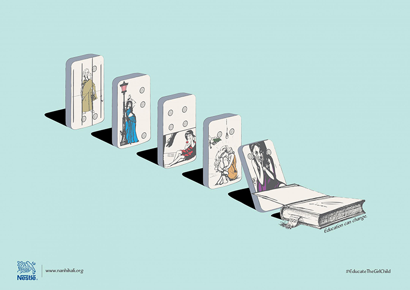 21张雀巢品牌创意宣传海报设计