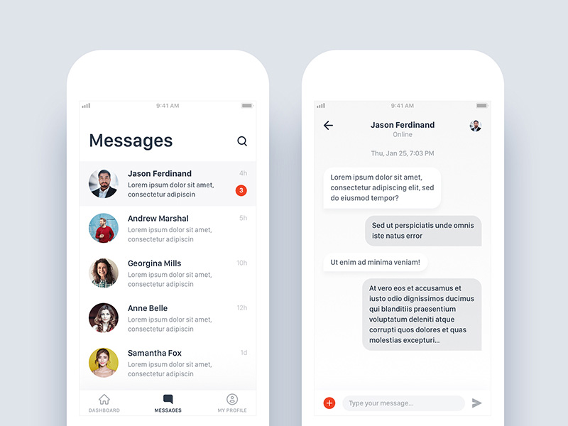 社交新方式！App对话页面的12种设计形式