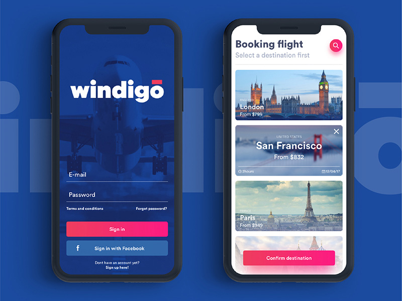 准时出发！12款机票预订App设计灵感