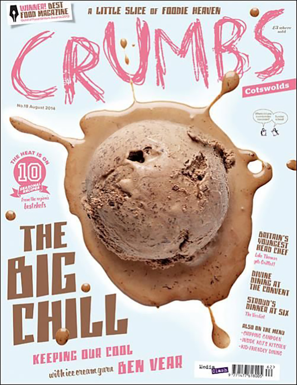 吃货的最爱！美食杂志《CRUMBS》封面设计