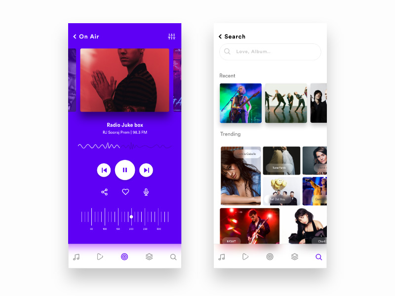 潮流音乐！12款个性化音乐播放器App设计