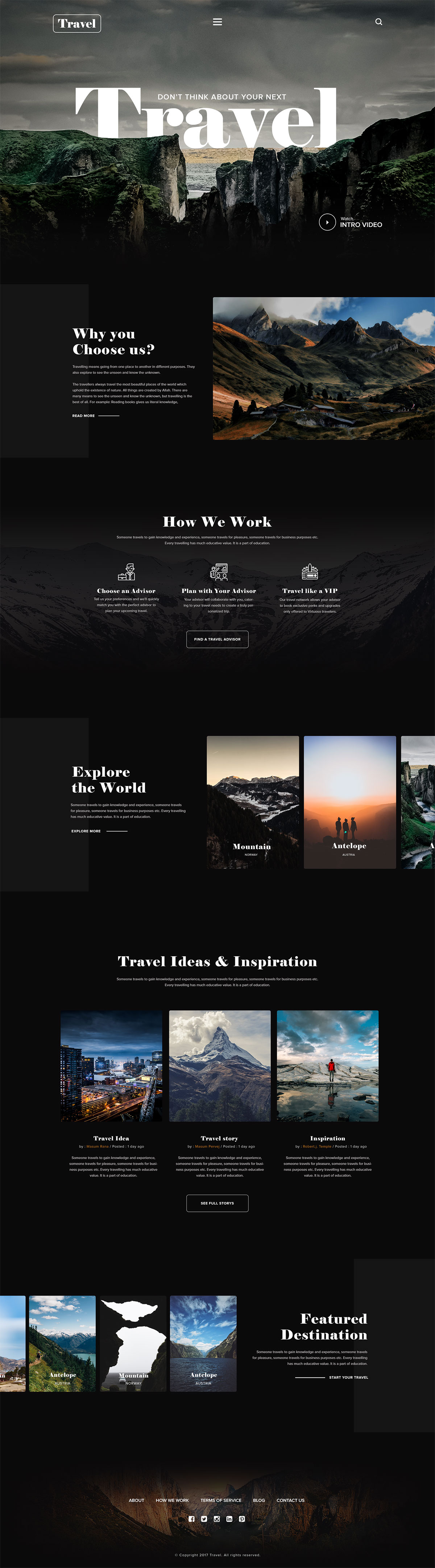 旅游类网站怎么设计才能更有吸引力？