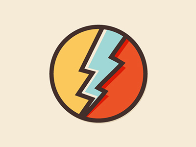 雷鸣闪电！24款雷电元素Logo设计