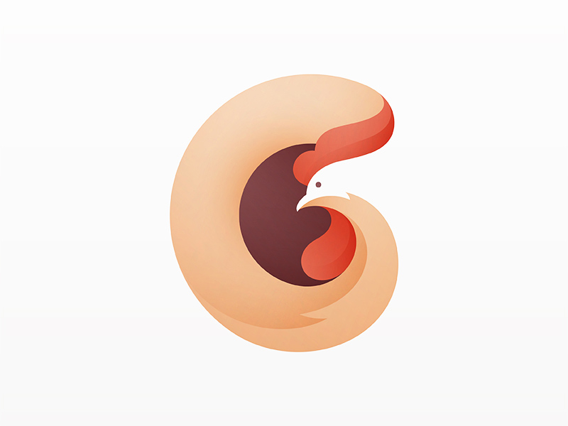 渐变曲线！28款Yoga风格Logo设计