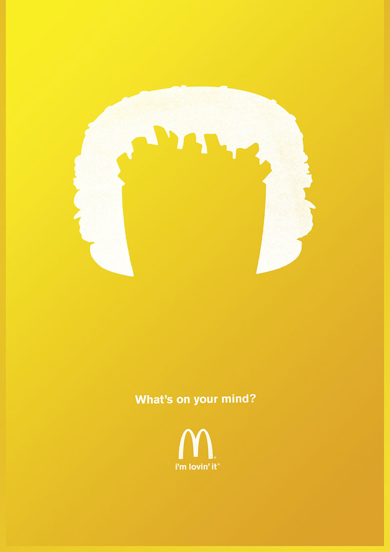 拼的就是想法！麦当劳创意海报设计