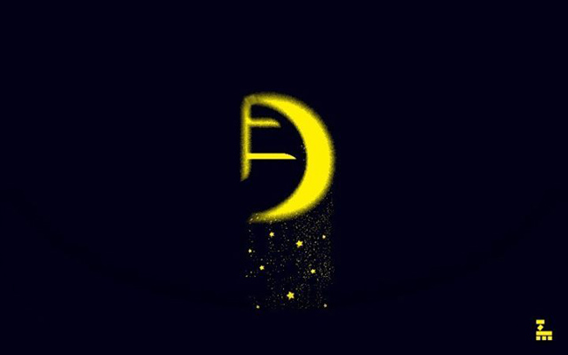 漫漫长夜！16款月字体设计