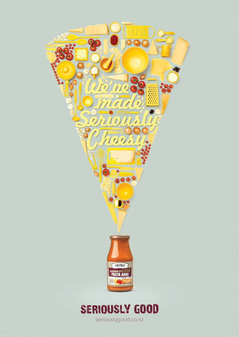 调味酱产品海报这样设计创意而有趣！