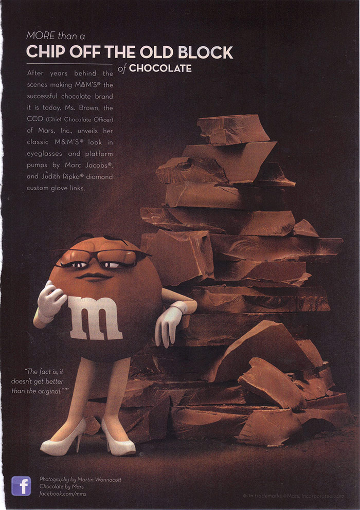 创意十足！M&Ms巧克力豆海报欣赏