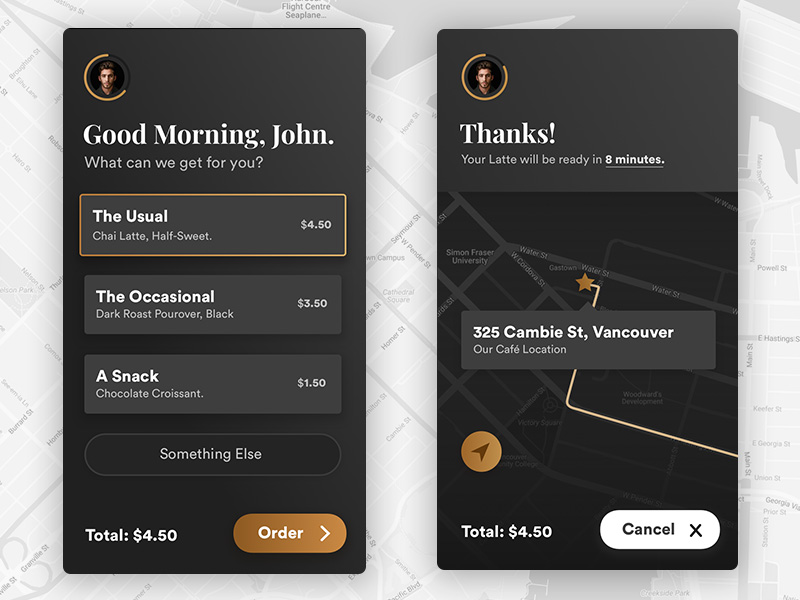 原来咖啡店的App都是这么设计的！