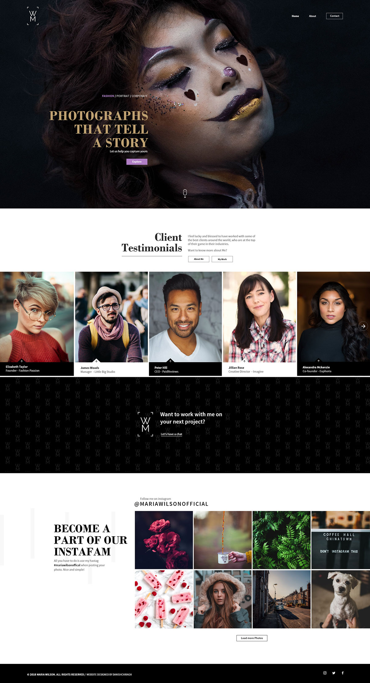 时尚潮流！12款模特机构网站设计