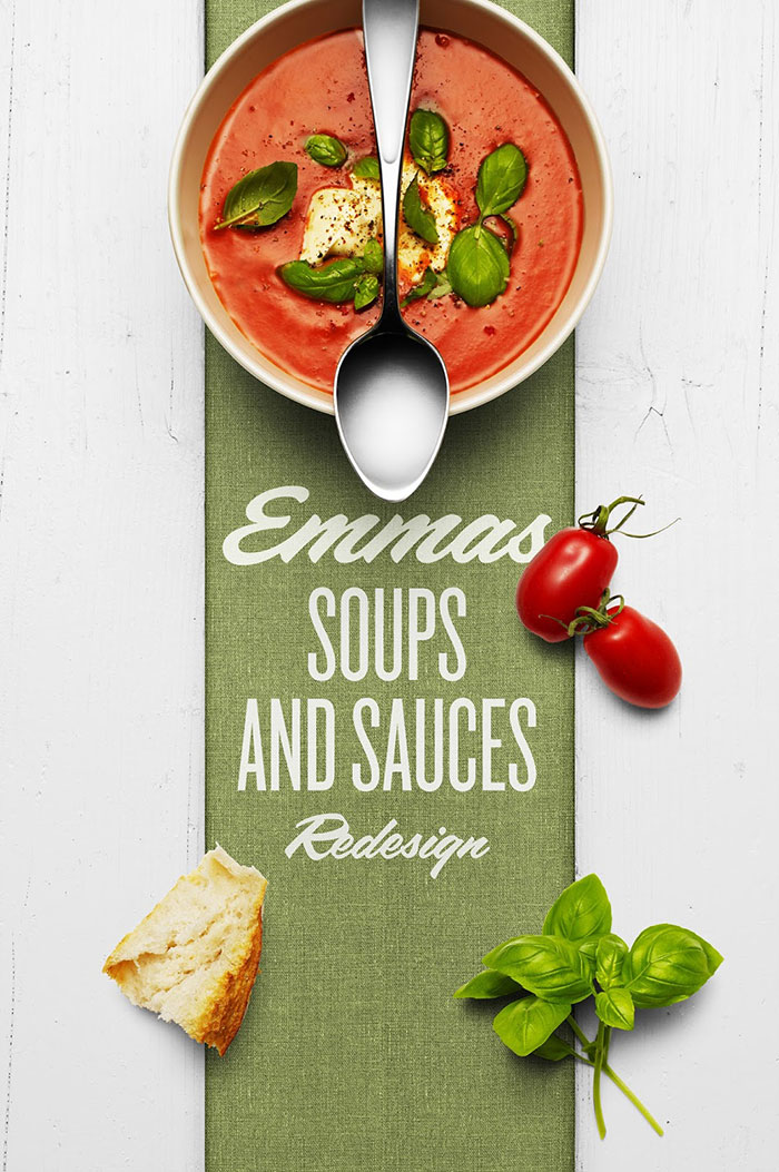 温馨惬意！18个食物海报设计