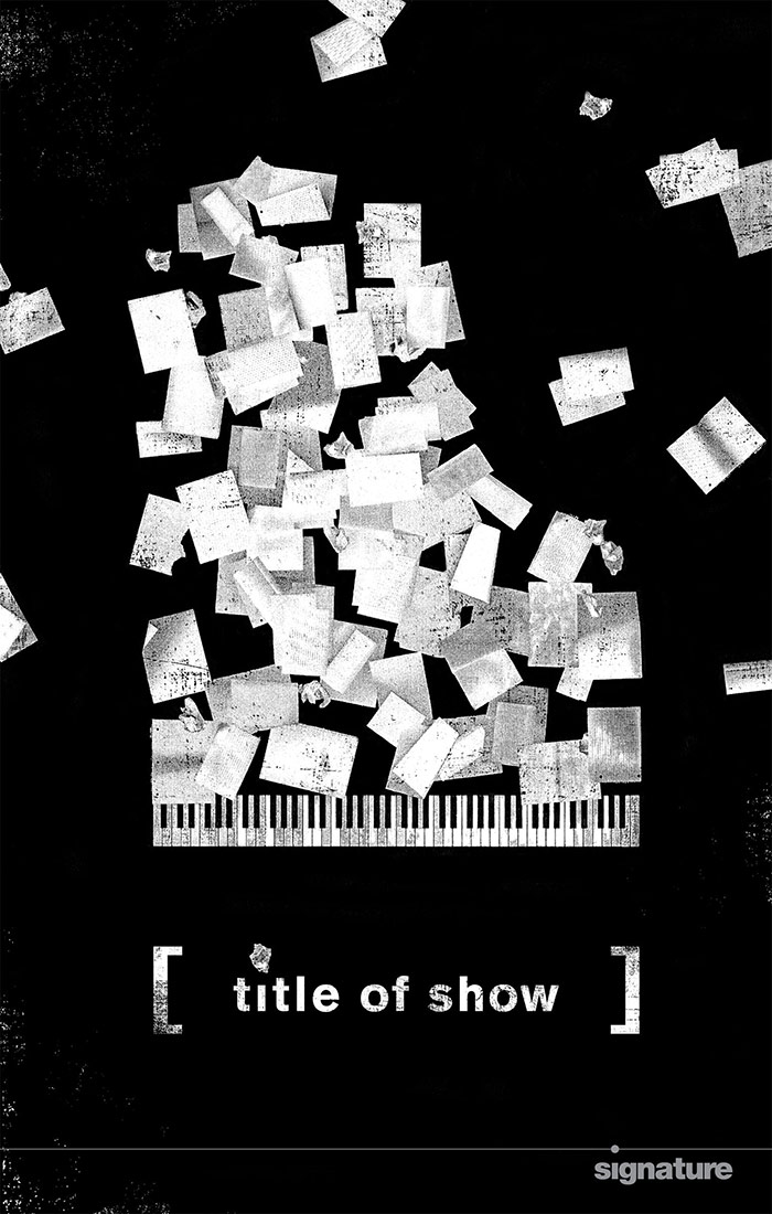 钢琴元素如何灵活地应用于海报中
