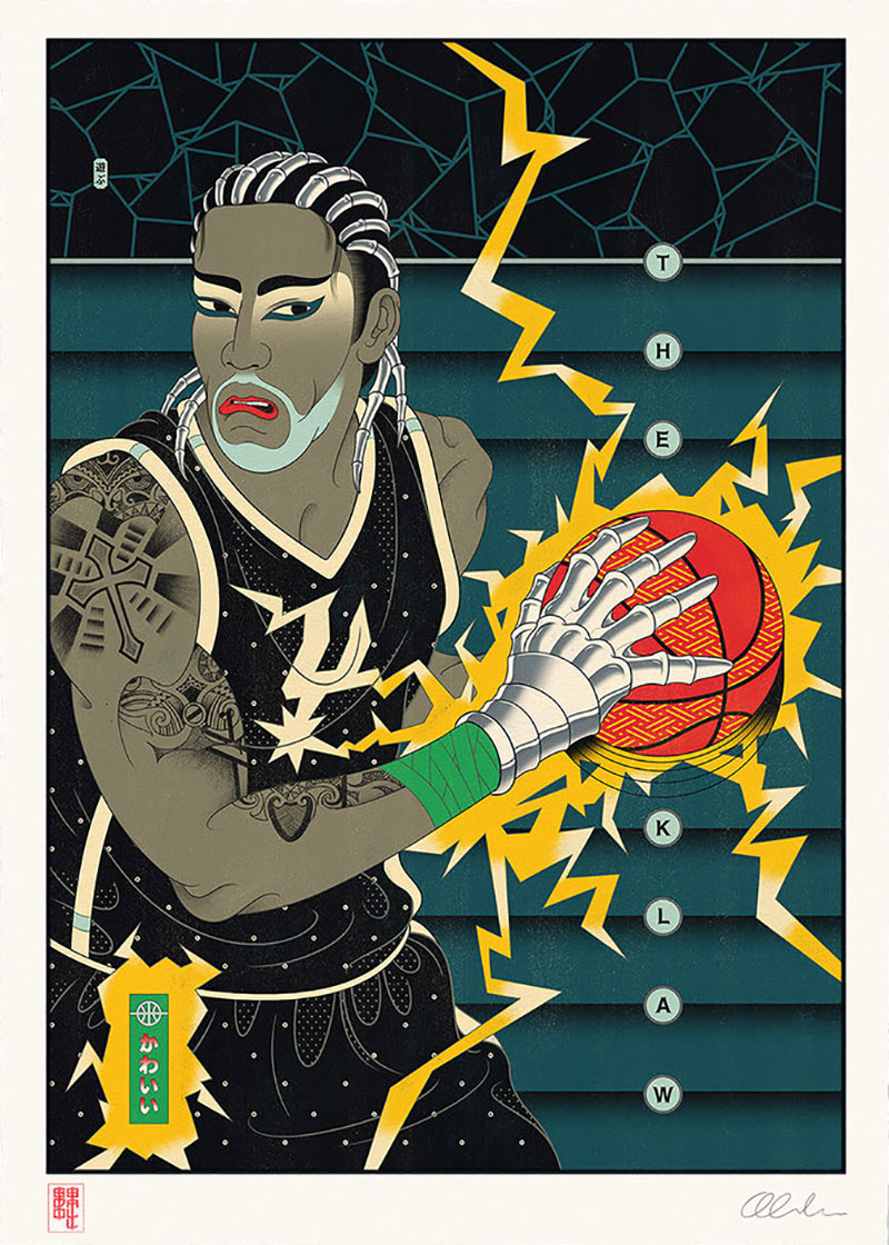 传统与现代！当NBA遇上浮世绘