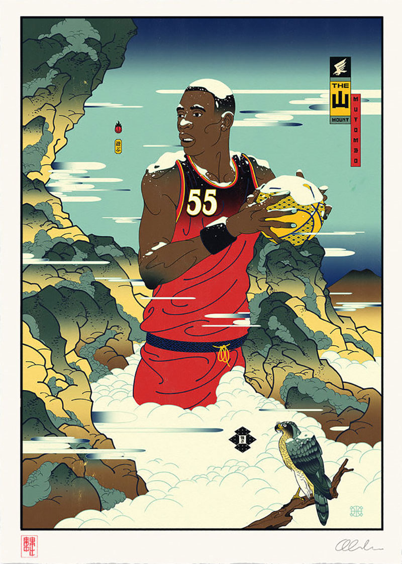 传统与现代！当NBA遇上浮世绘